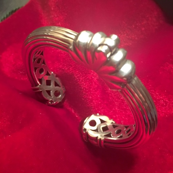 Exquisite Vintage Lagos Cuff** 18k Gold /Sterling/Citrine - Picture 6 of 16